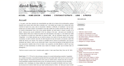 Desktop Screenshot of david-hume.fr